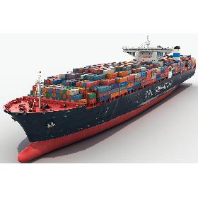 Container Ship 3D